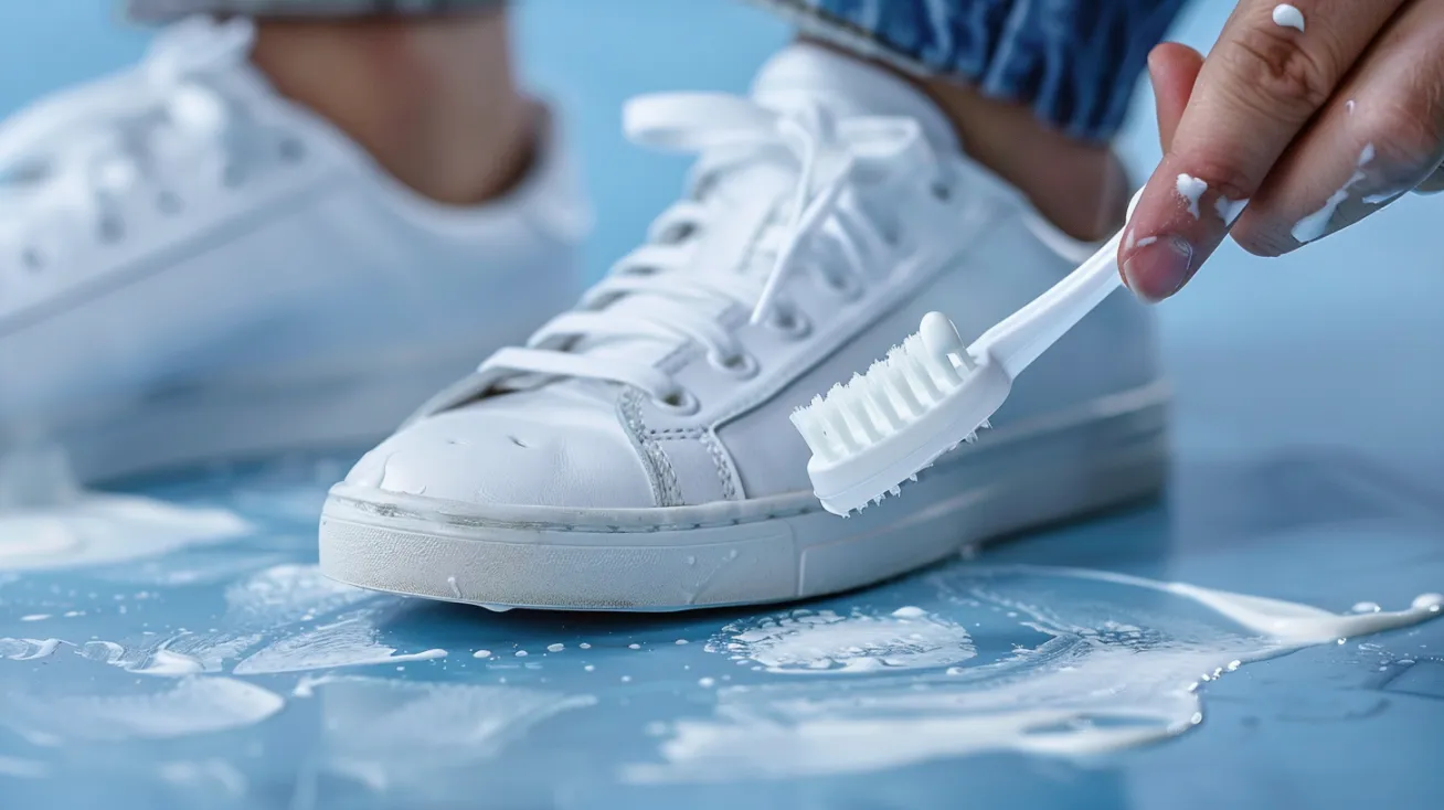 cara merawat sepatu putih