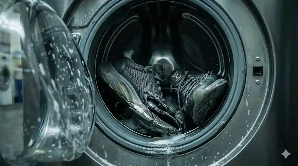Bahaya Mencuci Sepatu di Mesin Cuci
