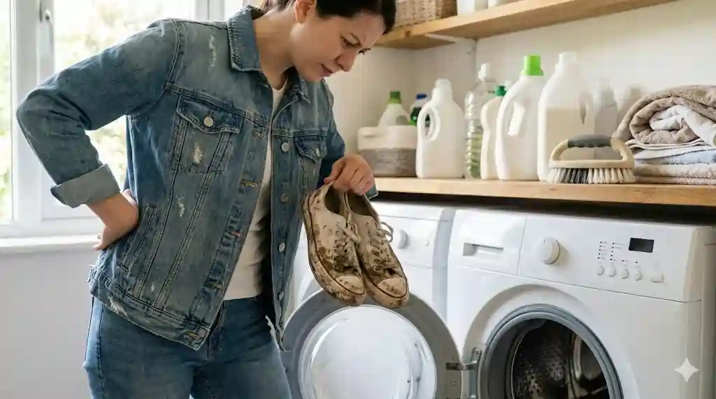 Bahaya Mencuci Sepatu di Mesin Cuci