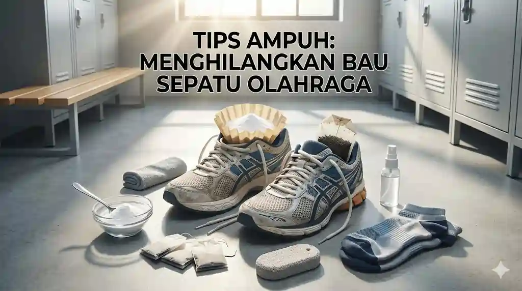 menghilangkan bau sepatu